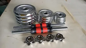 Adjustable Chrome Dumbells 50kg With Case