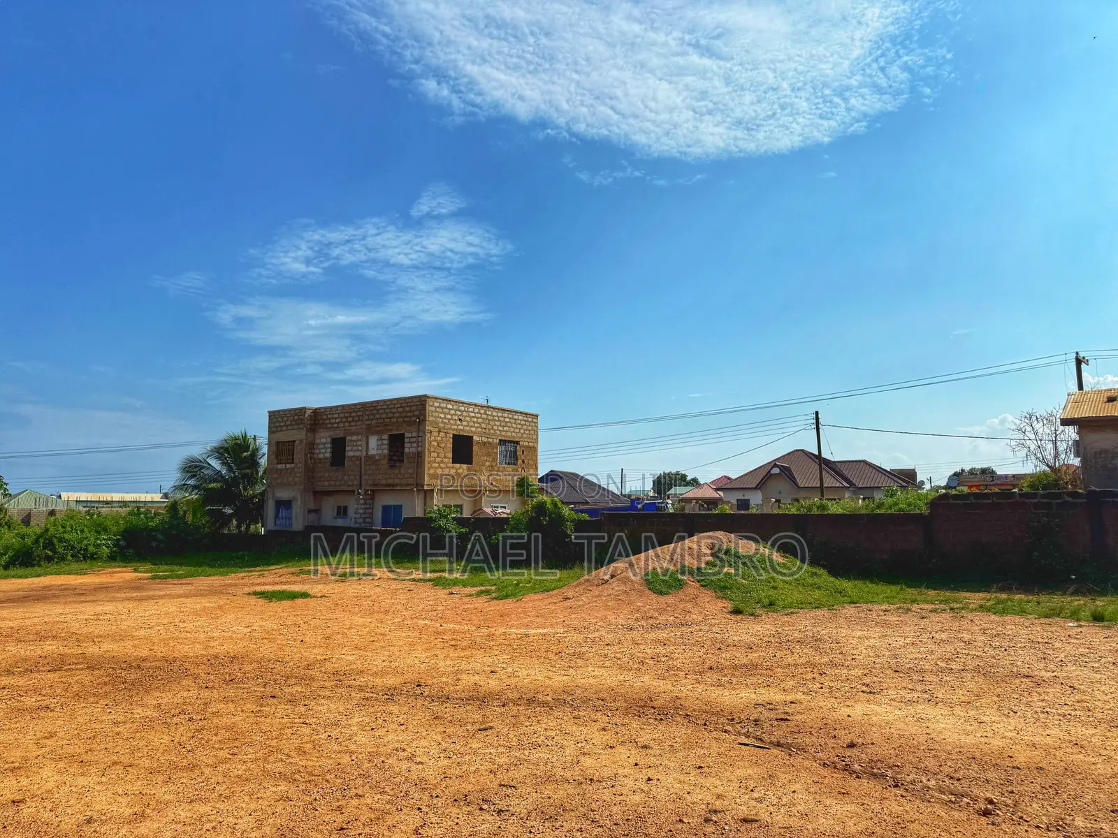 4 Plots of Walled Land for Sale at Gprtu Last Stop.