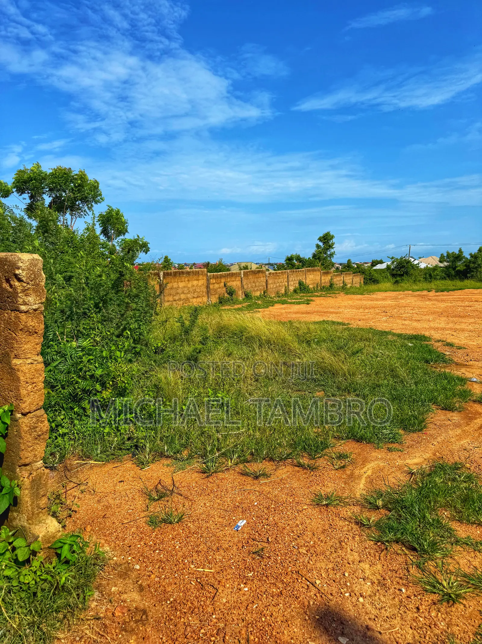 4 Plots of Walled Land for Sale at Gprtu Last Stop.