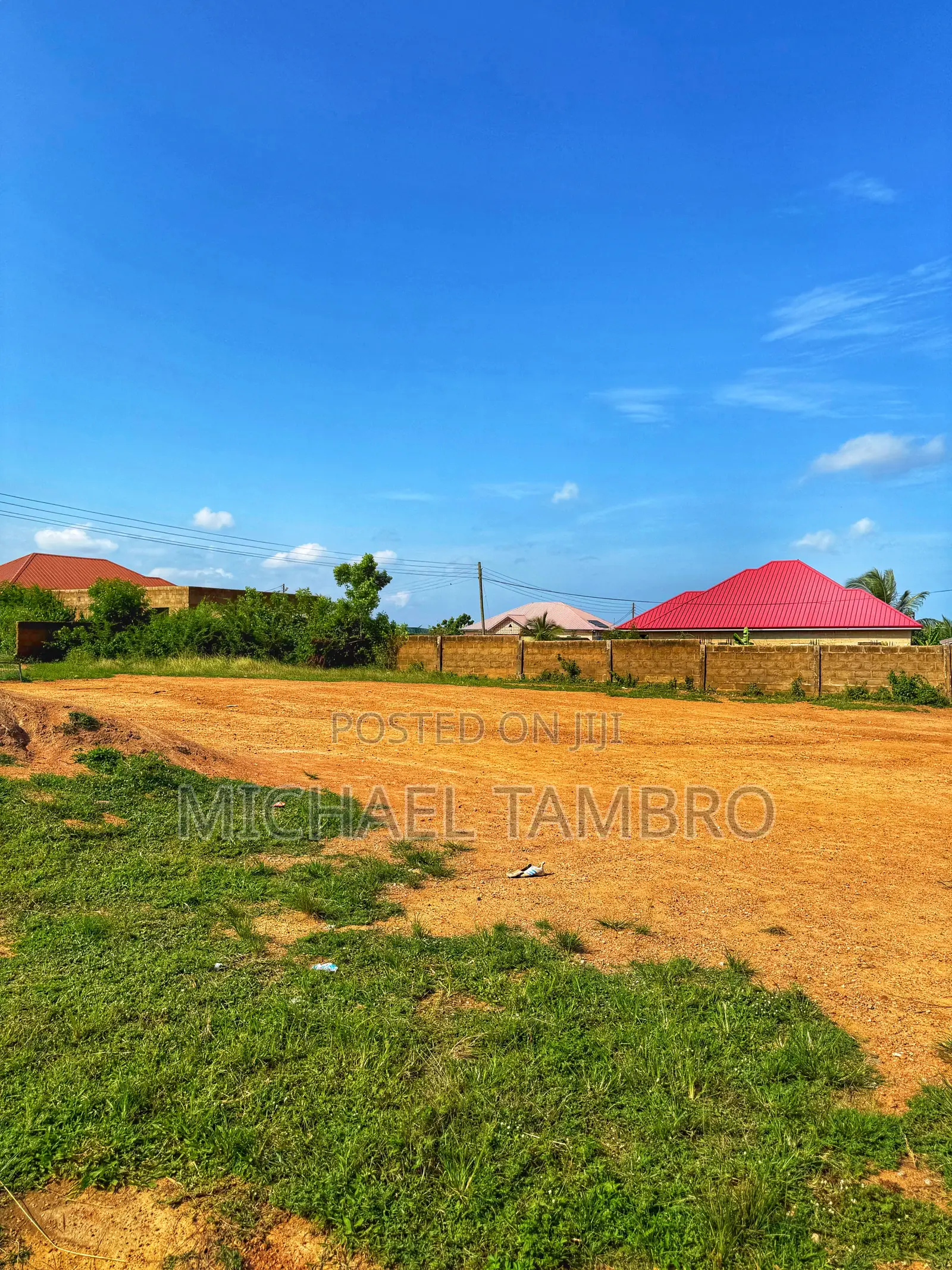 4 Plots of Walled Land for Sale at Gprtu Last Stop.