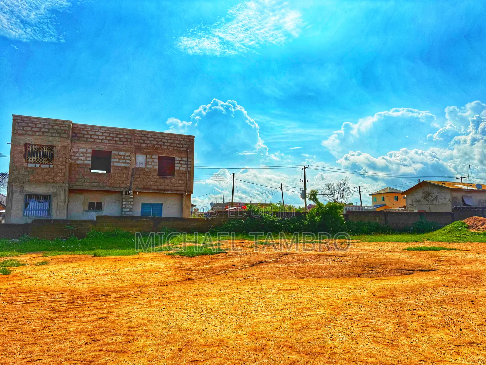 4 Plots of Walled Land for Sale at Gprtu Last Stop.