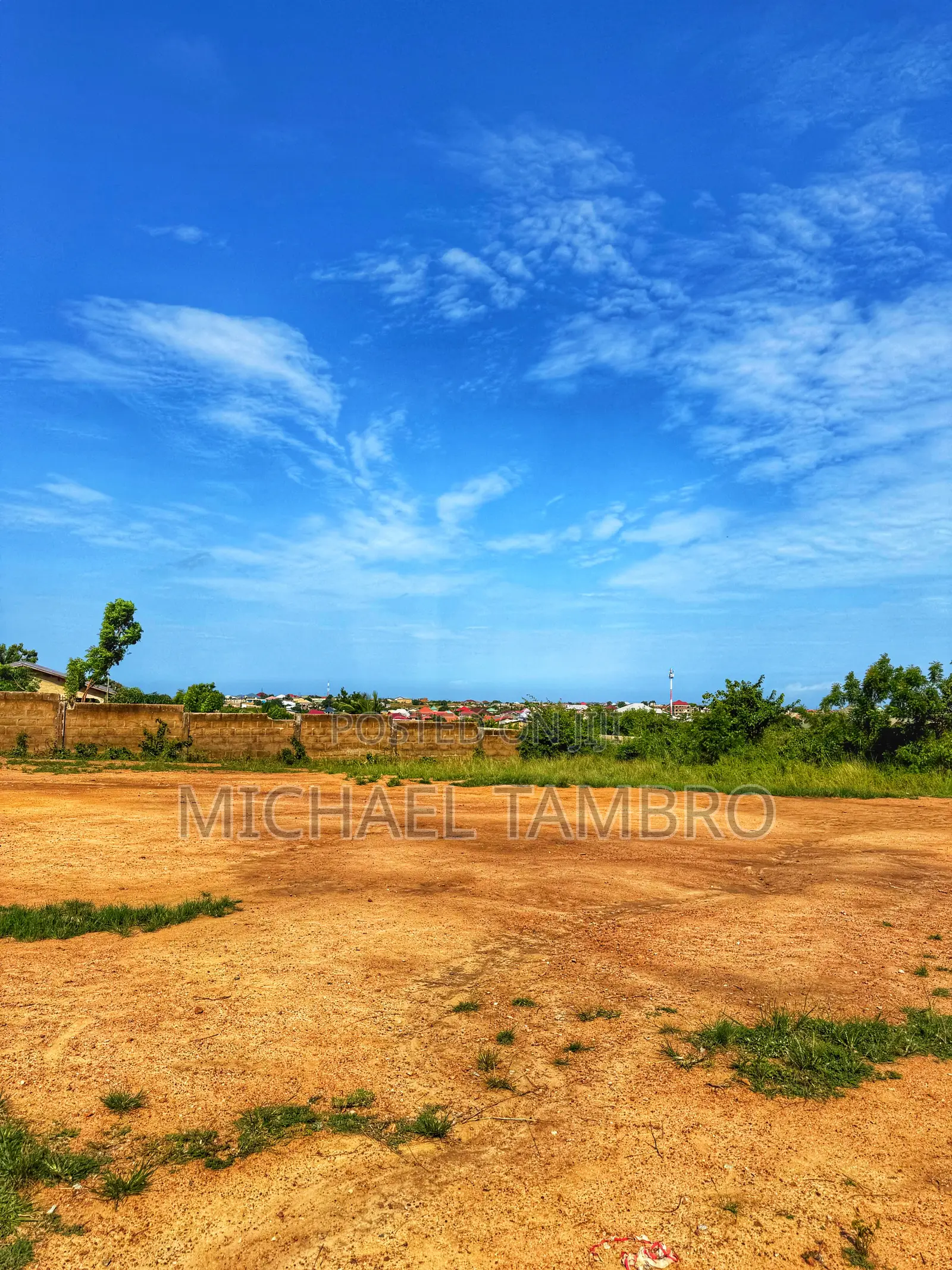 4 Plots of Walled Land for Sale at Gprtu Last Stop.