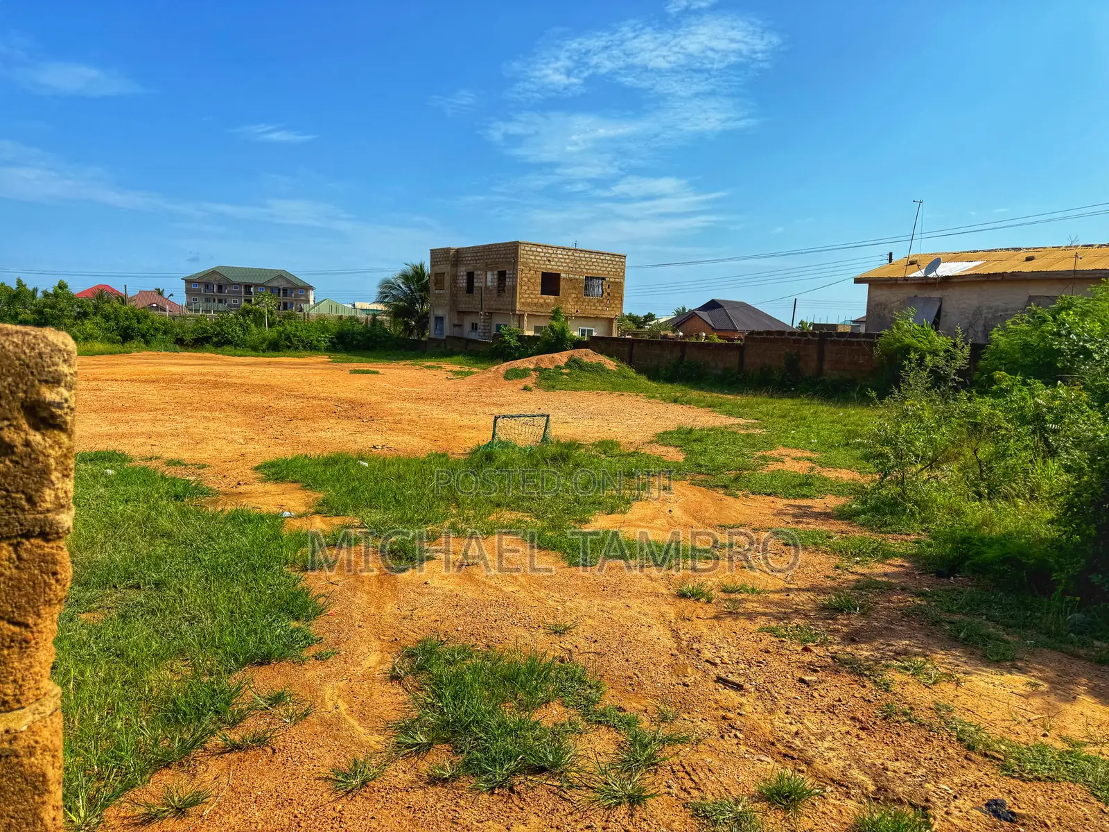 4 Plots of Walled Land for Sale at Gprtu Last Stop.
