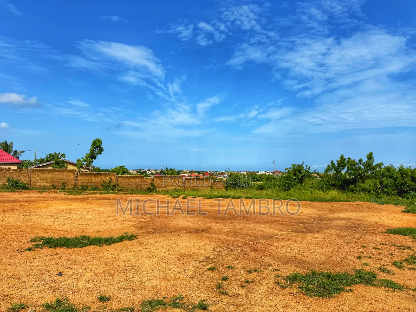 4 Plots of Walled Land for Sale at Gprtu Last Stop.