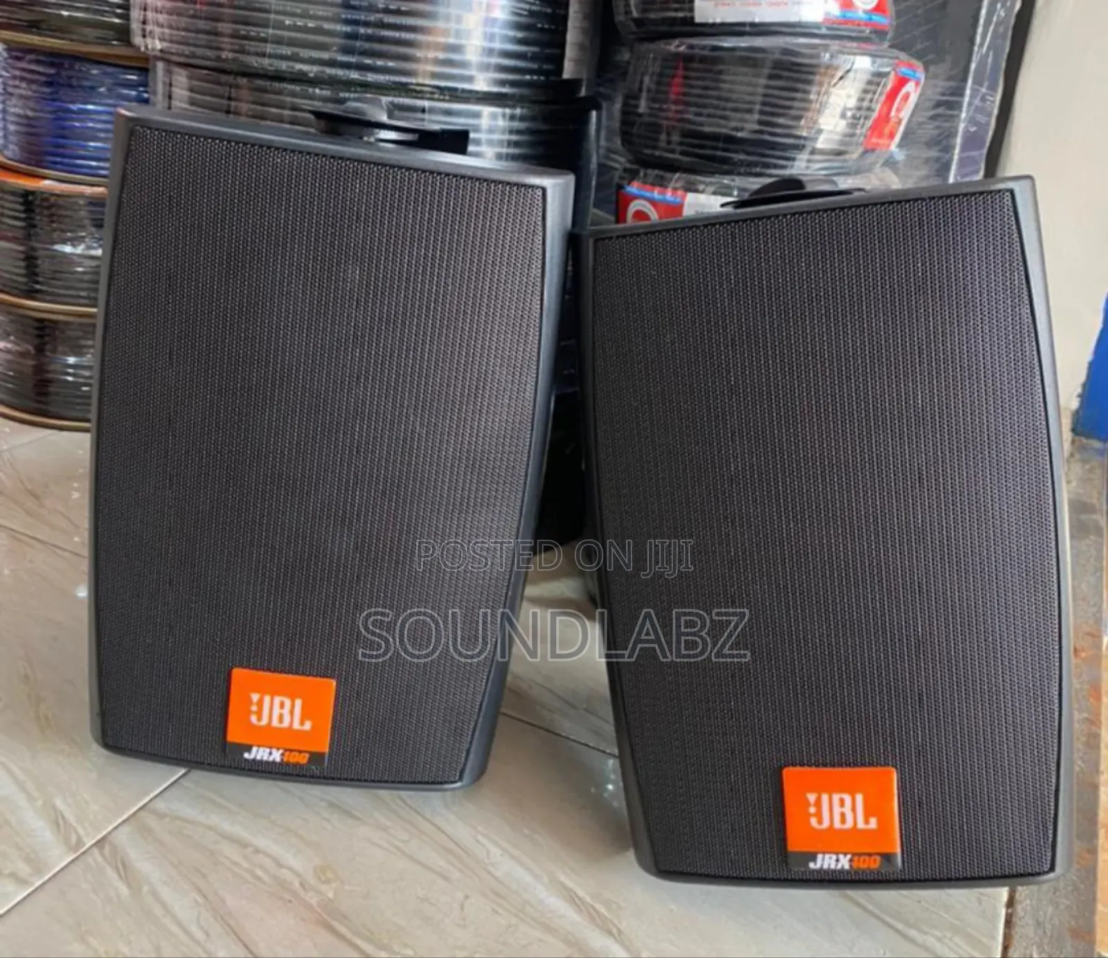 Jbl Jrx100 Wall Mount Speakers 6.5inches (Black)
