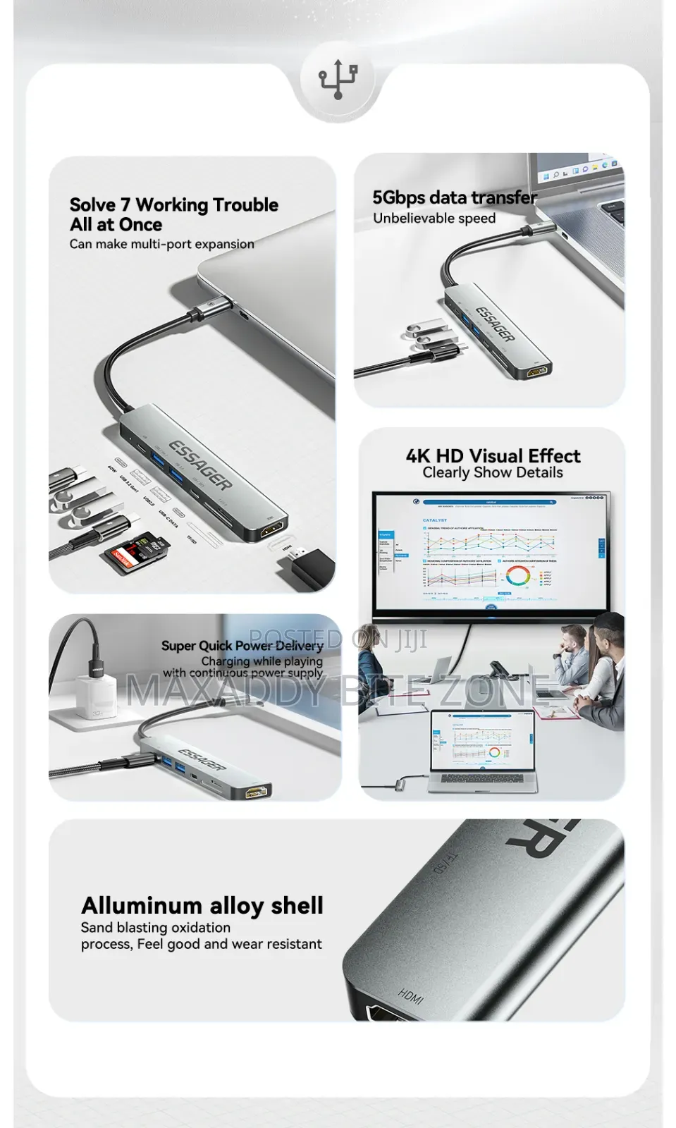 Essager Usbtype-C Hub