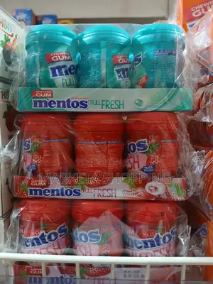 Mentos Sugar Free Chewing Gum 140gx6