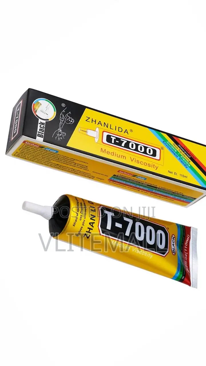 T-7000 Black Color Multipurpose Adhesive Glue (110ml)