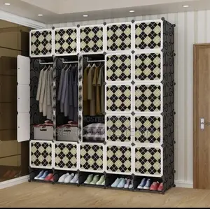 25 Cubes Plastic Wardrobe