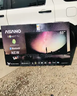 Newly Made Asano 55” Uhd Smart Television(Black) 