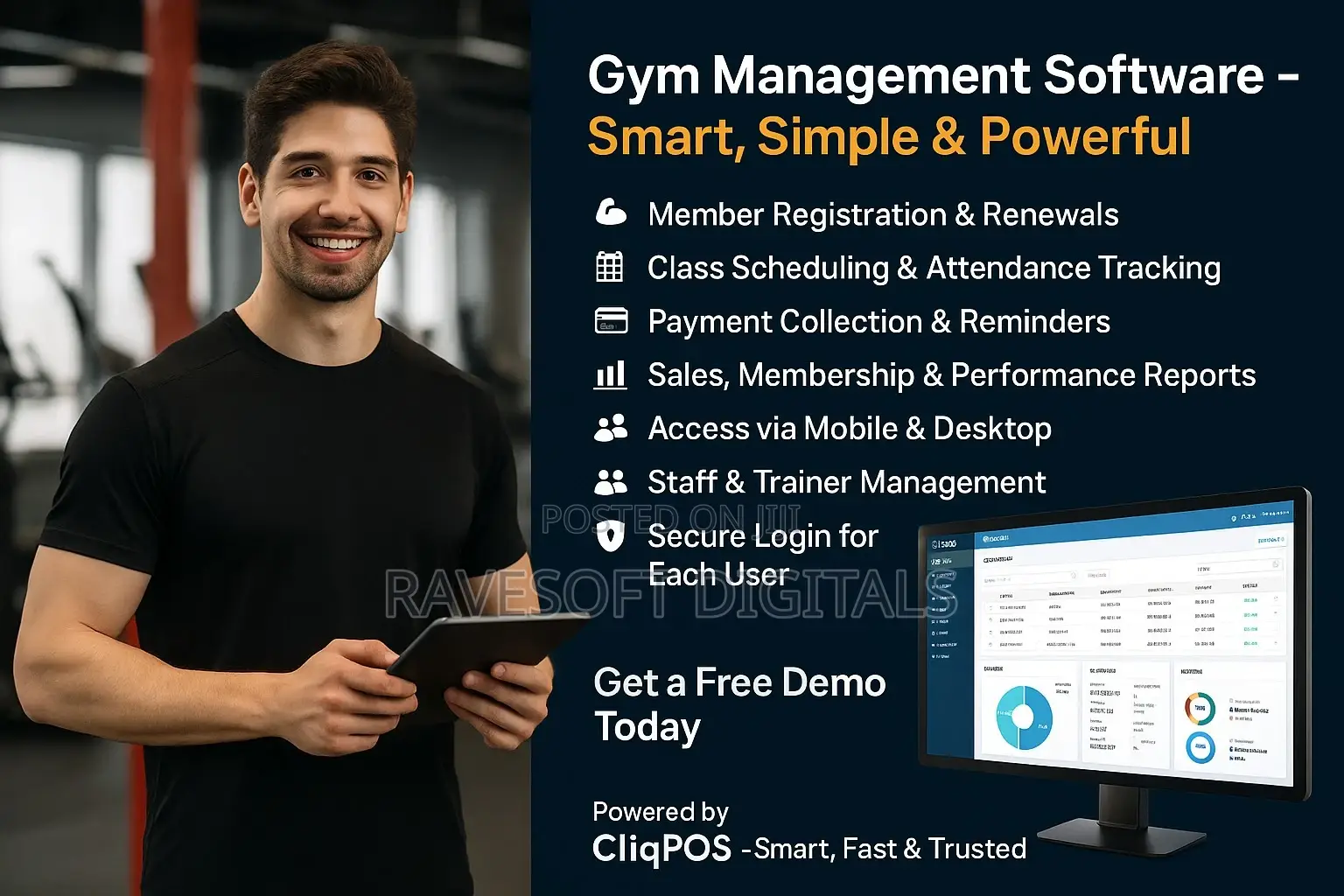 Gym Management Software – Smart, Simple Powerful