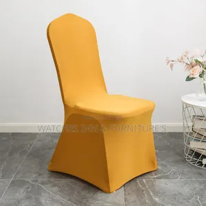 Spandex Church/ Event Chair Cover ( Gold Colour )