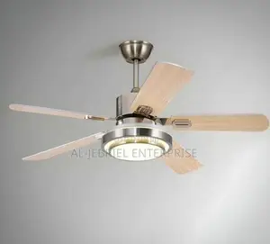 Ceiling Fan Wooden 66” With Light
