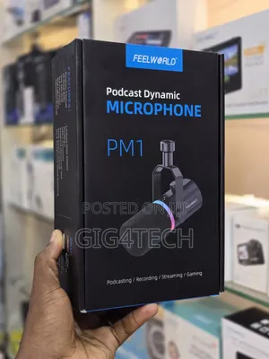 Feelworld Pm1 Podcast Usb-C XLR Microphone Short Arm