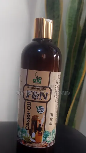 Organic Pure Cold-Pressed Castor Oil, 500ml