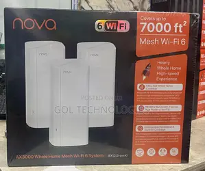 Tenda Nova Mx12(3-Pack) Ax3000 Whole Home Mesh Wi-Fi 6