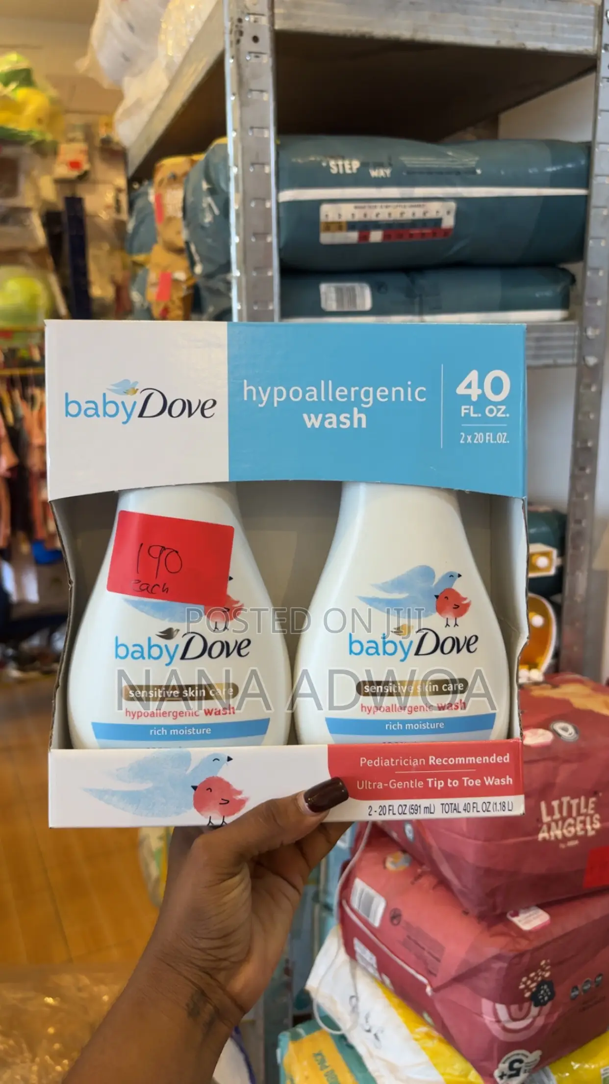 Baby Dove Hypoallergenic Wash