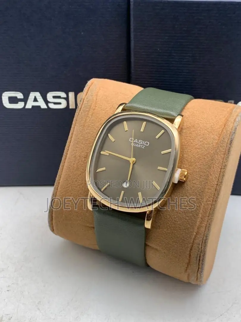 Latest Casio Leather Model Watch