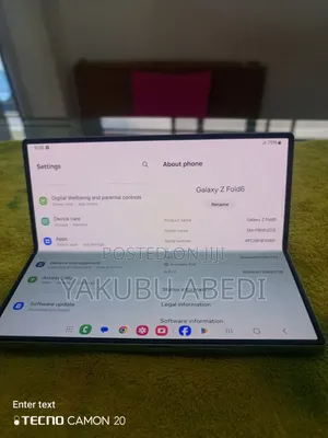 New Samsung Galaxy Z Fold6 256 GB Black