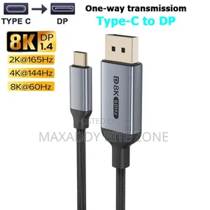 3m Type C To Displayport 2.1 Cable 8k@60hz 4k@144hz