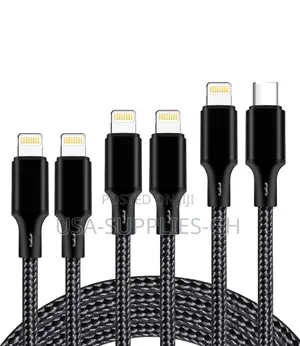 Mfi Certified 6ft Usb-C to Lightning Braided Cable - From Usa