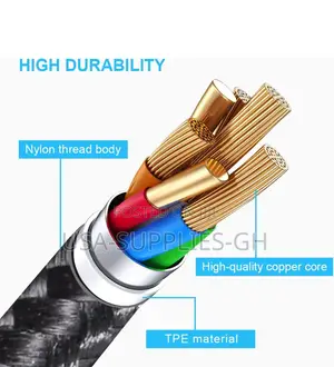 Mfi Certified 6ft Usb-C to Lightning Braided Cable - From Usa