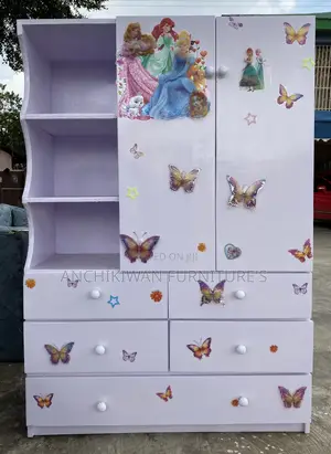 Kids Wardrobe Butterfly Design (Payment After Delivery)