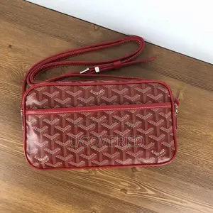 Goyard Crossbody Leather Shoulder Bag With Strap