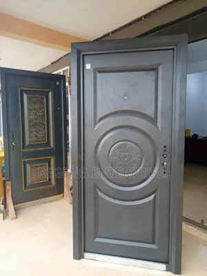 Quality Black Locks Security Door