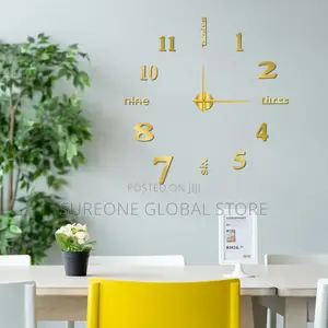 Modern Diy Wall Clock 3d Decorative