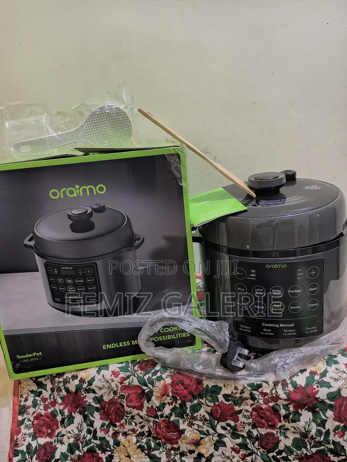 Oraimo Tenderpot 6l 1000w Electric Pressure Cooker
