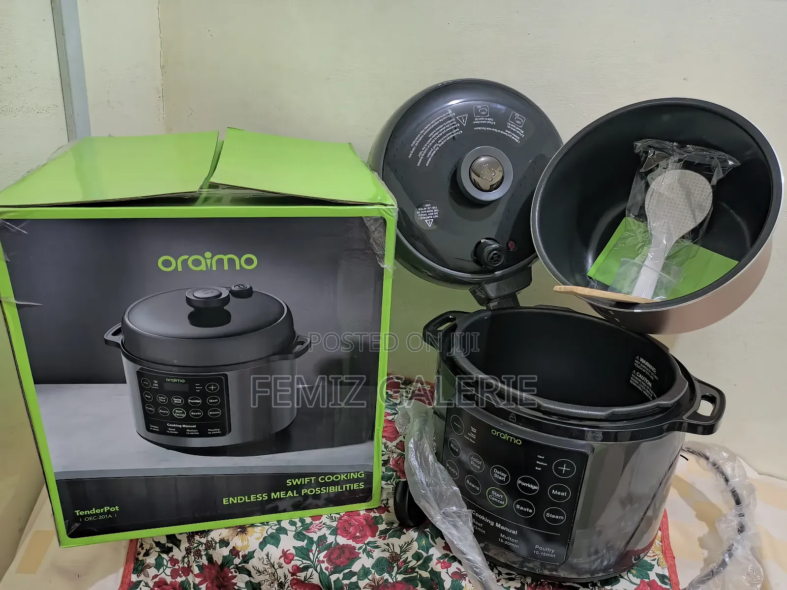 Oraimo Tenderpot 6l 1000w Electric Pressure Cooker