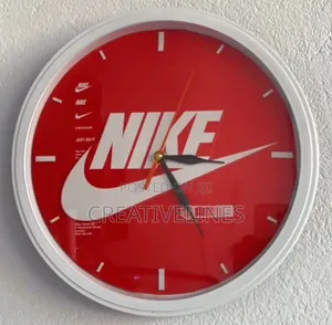Reddish Branded Clock