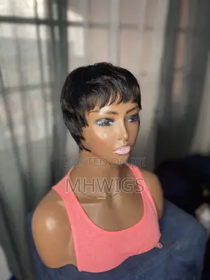 Human Hair Pixie Cut Wig