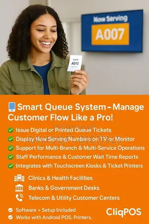 Smart Queue System – Manage Customer Flow Like a Pro!