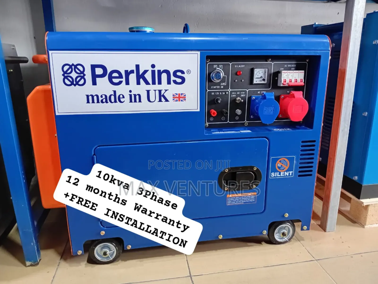 10kva Diesel Perkins 3phase Generator Mighty