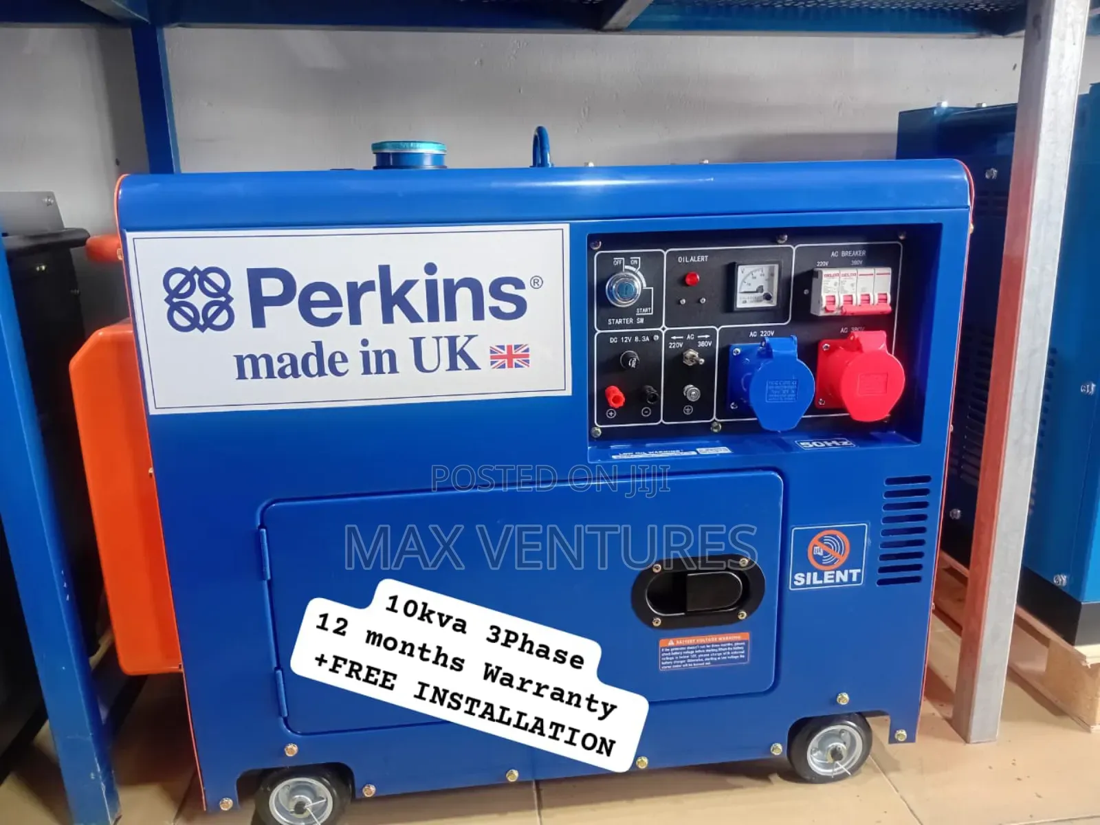 10kva Diesel Perkins 3phase Generator Dependable 3phase