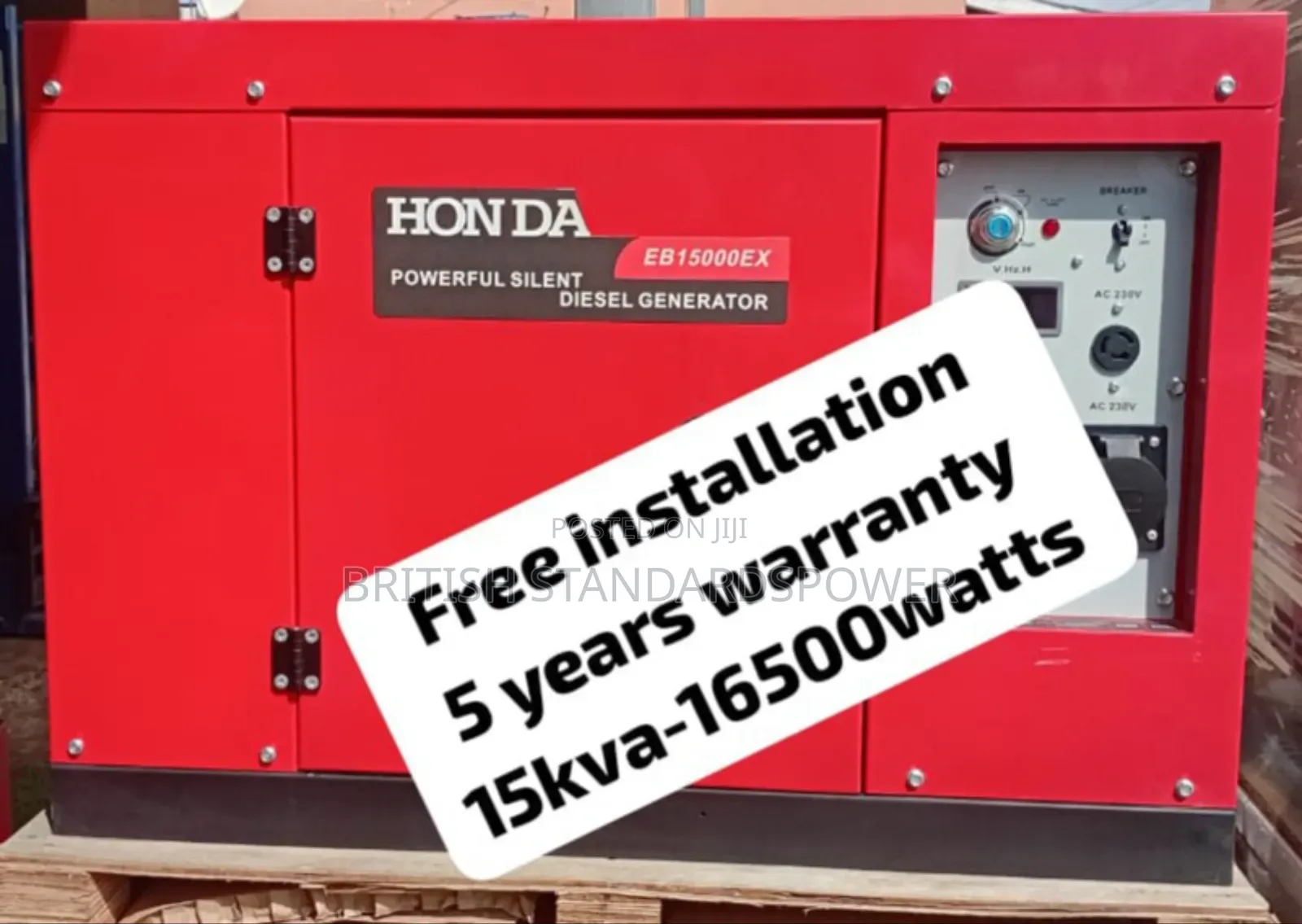 Prolonged Operation 15kva Silent Diesel Generator