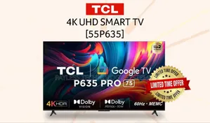 Tcl 55′′ Hdr Frameless Google Televisions