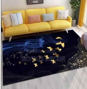 3d Designed Floor Carpet With a Butterfly Design