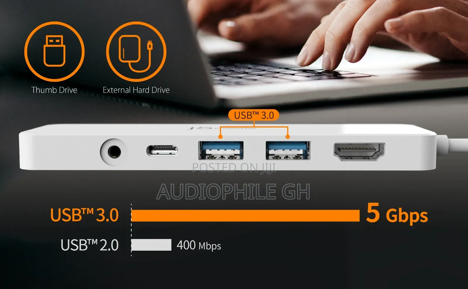 J5create Usb-C Multi-Port Hub With Power Delivery