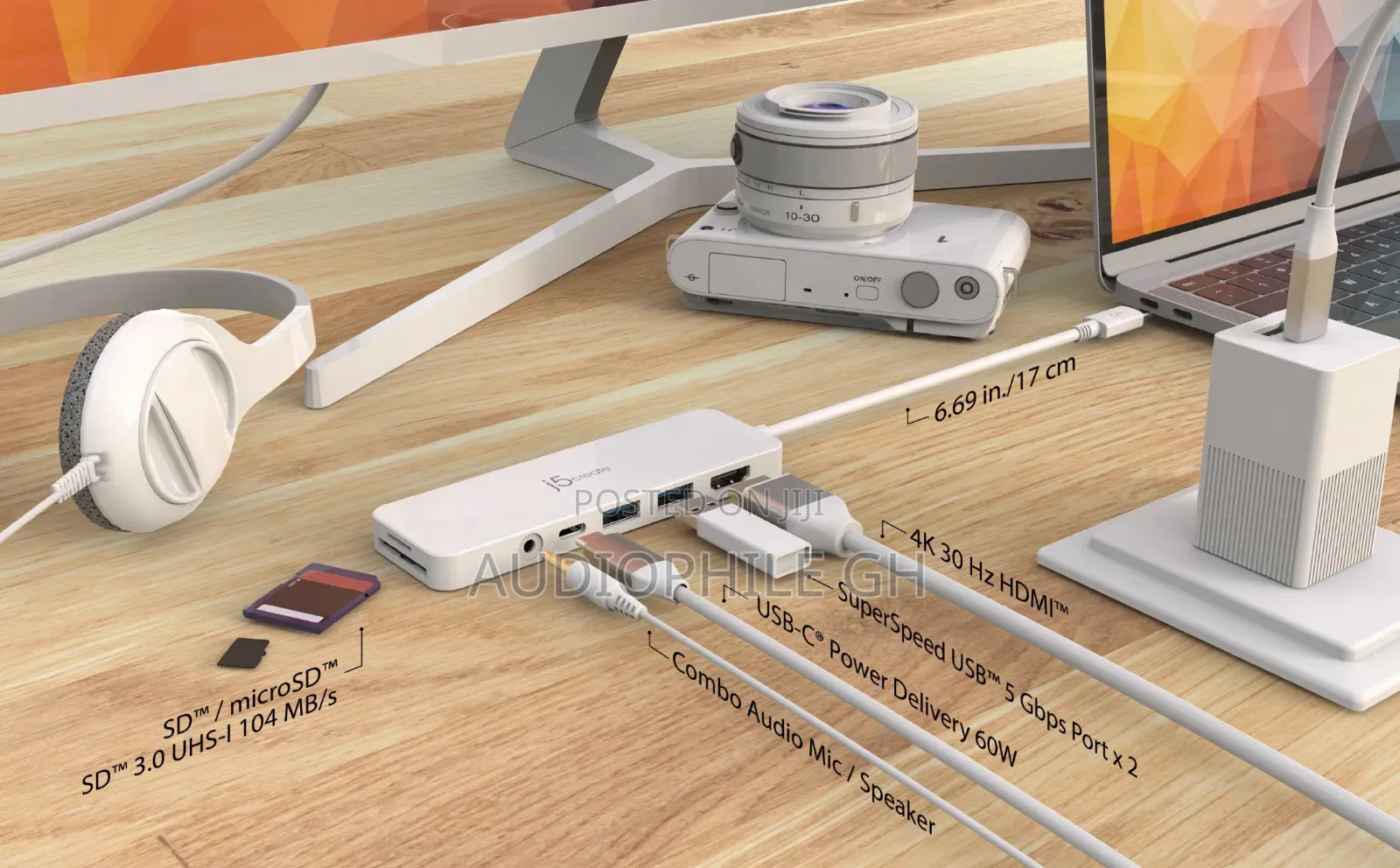 J5create Usb-C Multi-Port Hub With Power Delivery