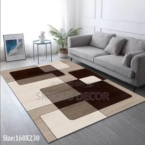 3d Carpet With a Cream Colour and Mix Colours