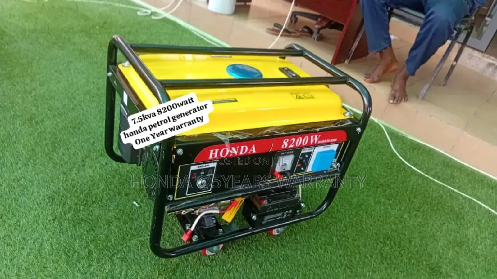 Power on Demand Honda 7.5kva 8200watt Petrol Generator 7.5kv