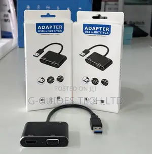 Usb 3.0 to Hdmi and Vga Adapter, Usb to Vga/Hdmi Converter
