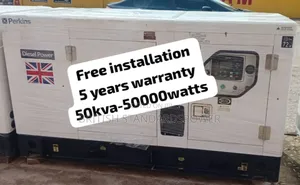 50kva Silent Diesel Generator With Ventilated Engine