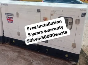 Air Forced Cooled Engine 50kva Silent Diesel Generator