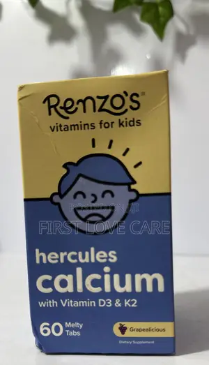 Renzo’S Vitamin for Kids Hercules Calcium With Vitamin D3 +