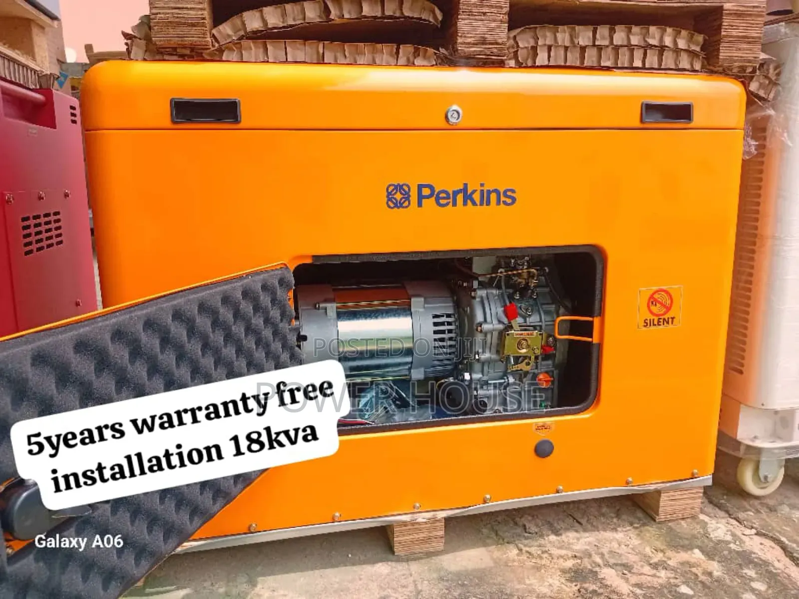 Hub Dynamo 18kva Yellowish Diesel Generator 18kva Perkins