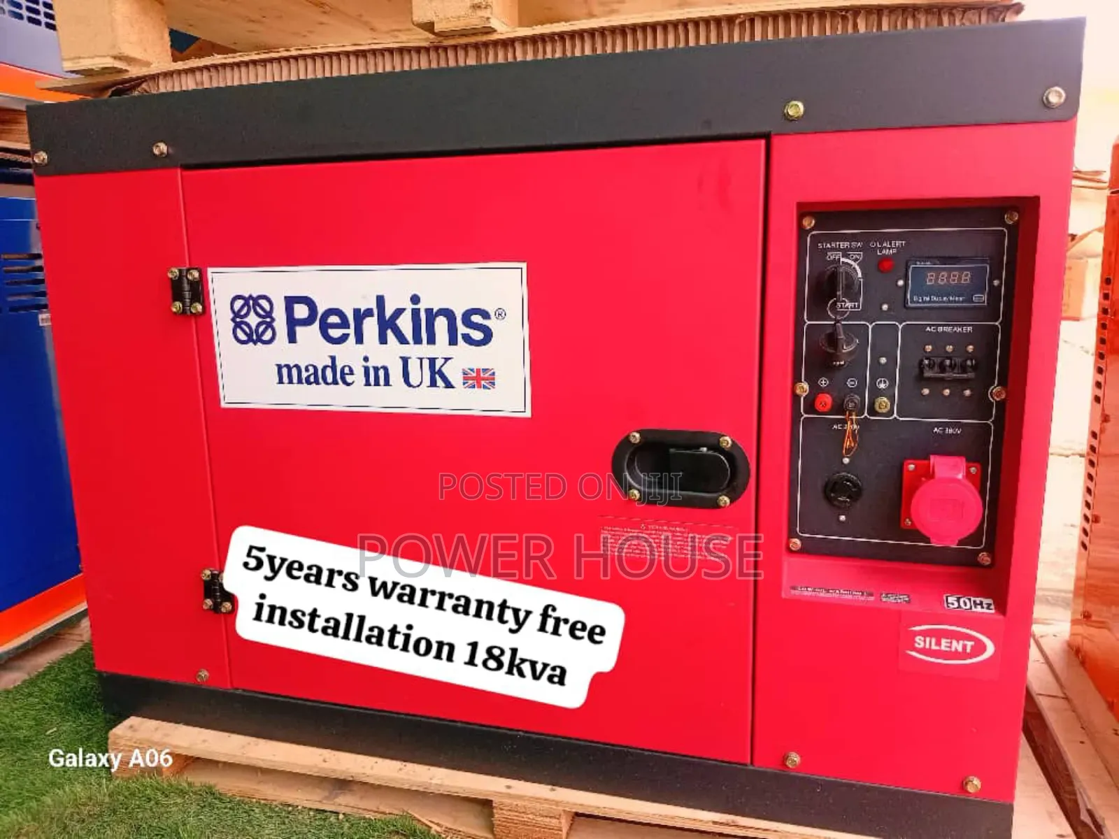 Hub Omega Console Diesel Generator 18kva Perkins 18kva